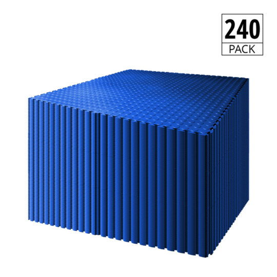 DuraStud™ Garage Floor Tiles PVC 50cm (Blue)