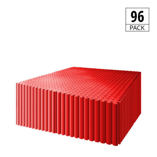 DuraStud™ Garage Floor Tiles PVC 50cm (Red)