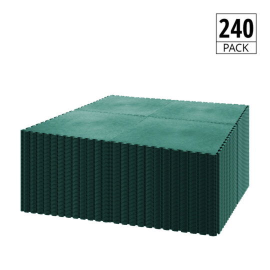 DuraTile™ PVC Garage Floor Tiles 50cm Racing Green | Duramat UK