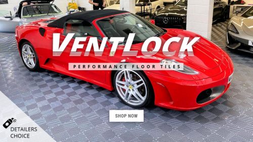 VentLock™ drainage garage floor tiles for performance and car detailers. | Duramat UK